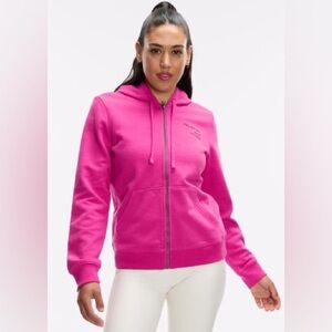 Fleece Full Zip Hot Pink Peloton